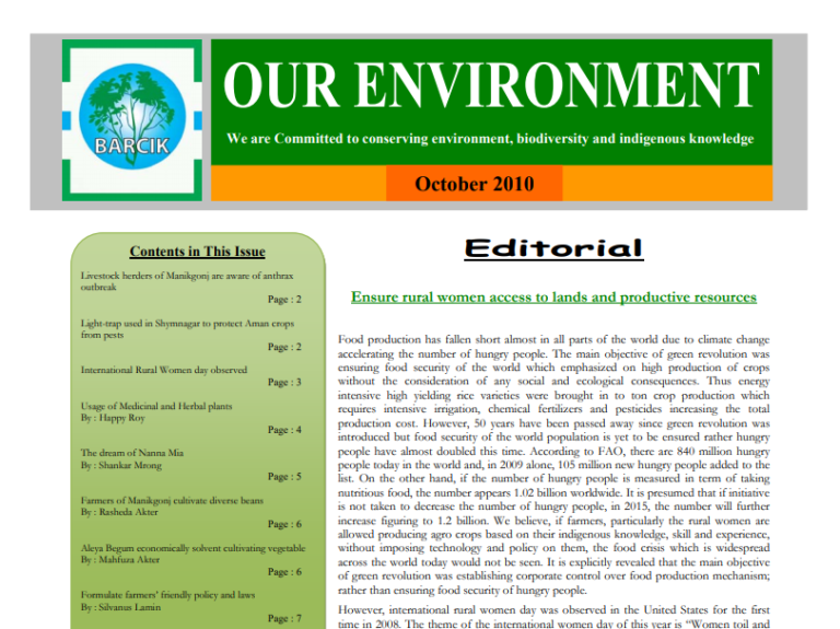 Our Environment - October-2010