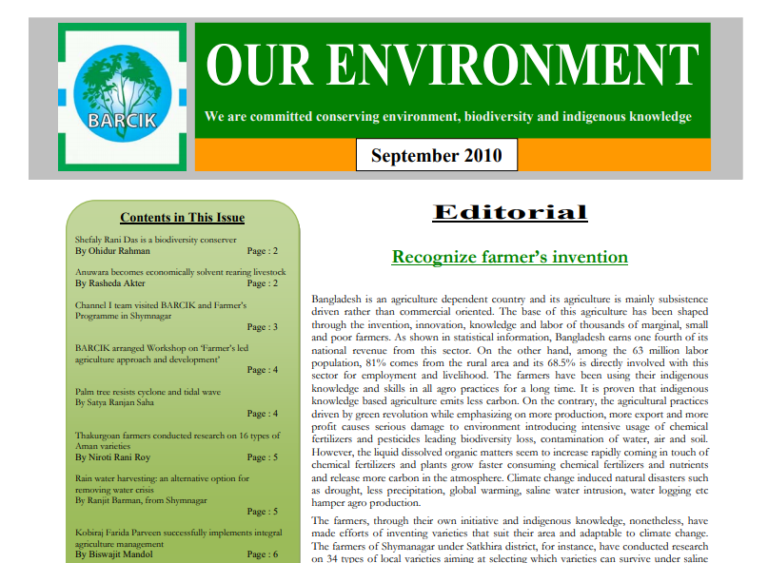 Our Environment - September-2010